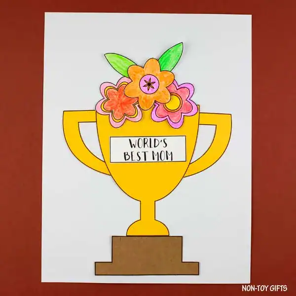 Mother’s Day Flower Trophy Craft