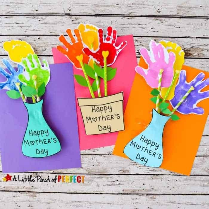 Mother’s Day Handprint Flower Craft