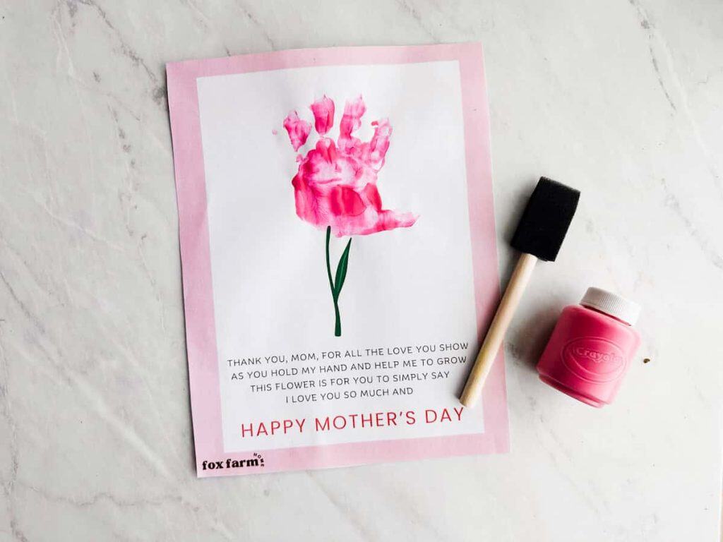Mother’s Day Handprint Poem