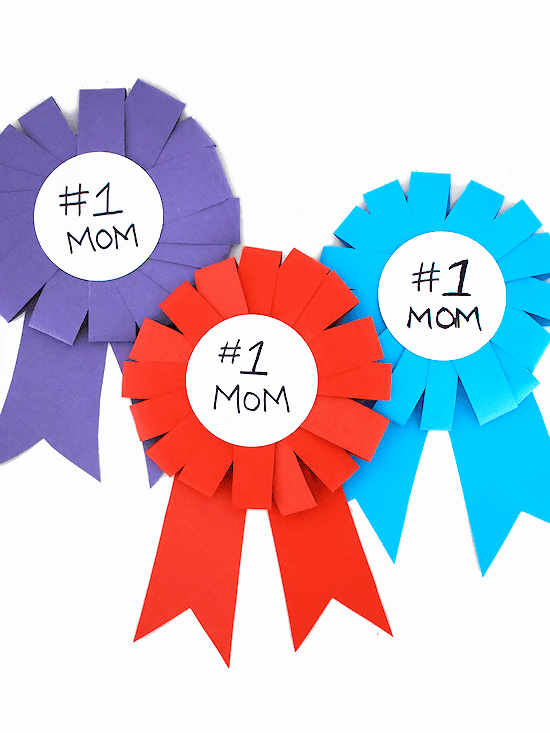 Paper Strip Mother’s Day Award Ribbon
