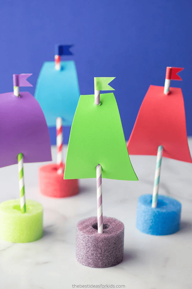 Pool Noodle Boats