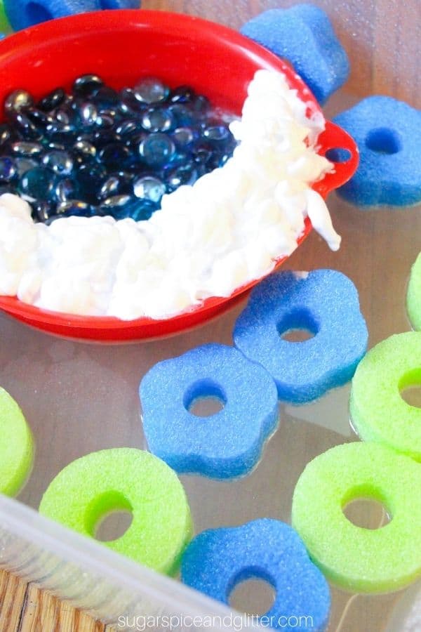 Rain Sensory Bin