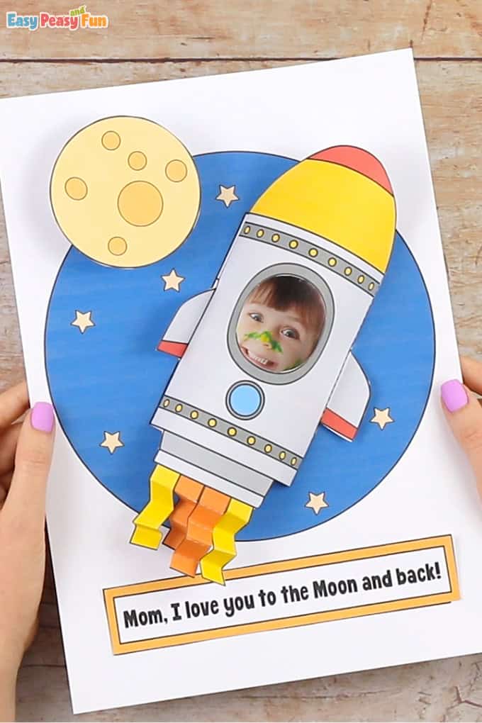 Rocket Mothers Day Craft 