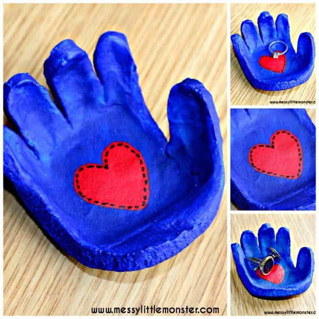 Salt Dough Handprint Bowl