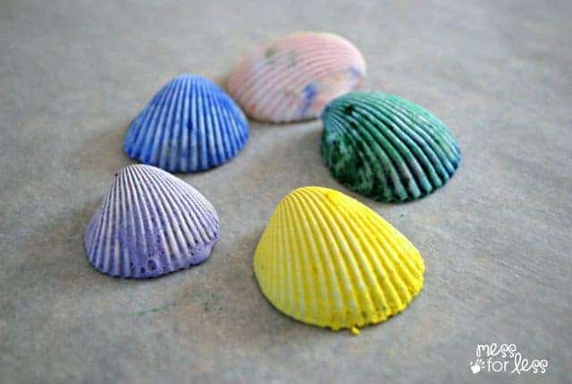 Bubbling Shell Craft by Mess for Less