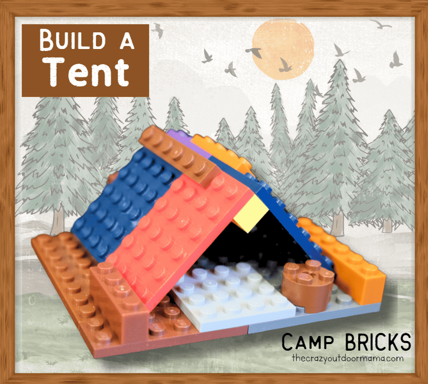 Camp Themed Lego Challenge Cards by The Crazy Outdoor Mama