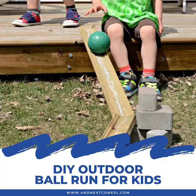 DIY Ball Run by And Next Comes L