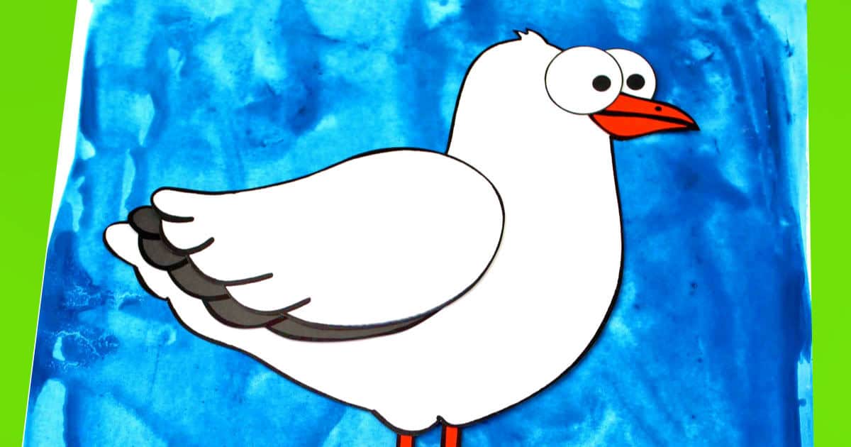 DIY Seagull Craft by Mama Likes This