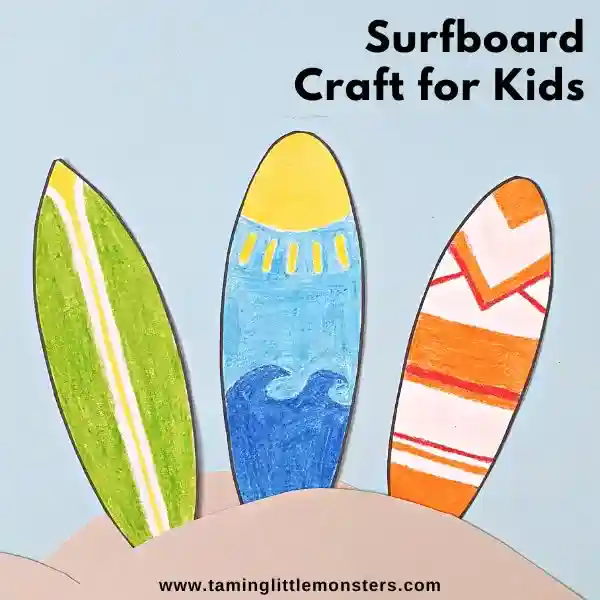 Surfboard Craft by Taming Little Monsters