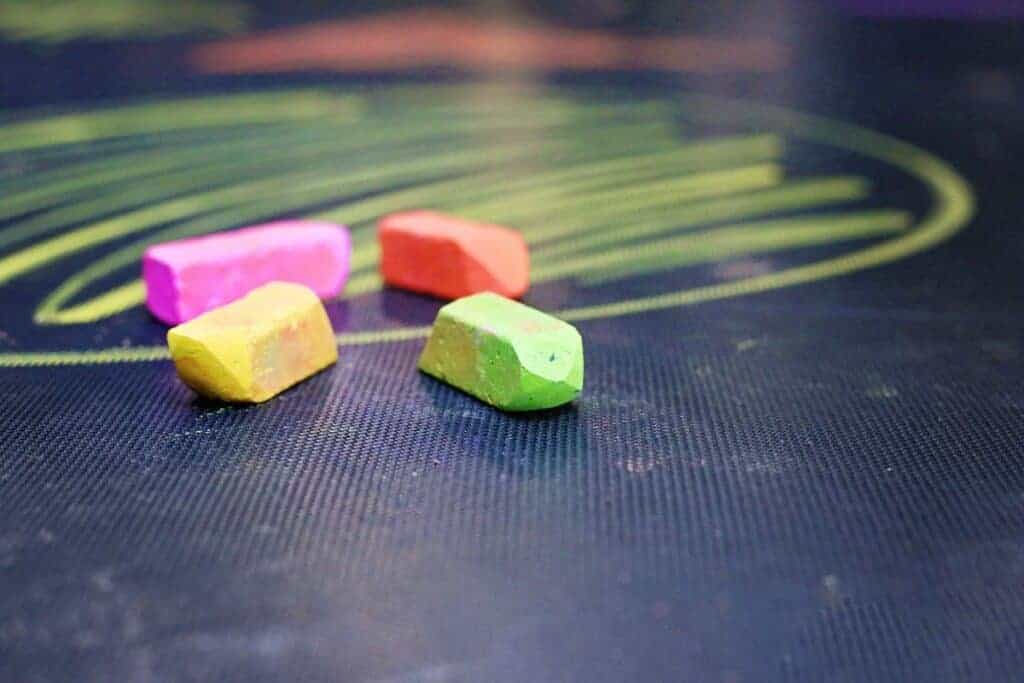 Trampoline Sidewalk Chalk Learning Game by The Mindful Toddler