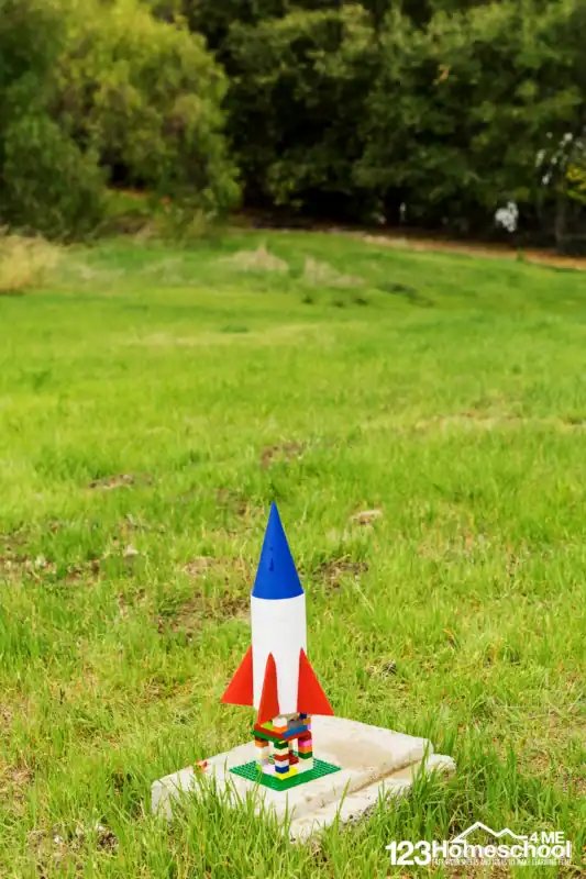 Vinegar and Baking Soda Rocket Science Experiment by 123 Homeschool 4 Me