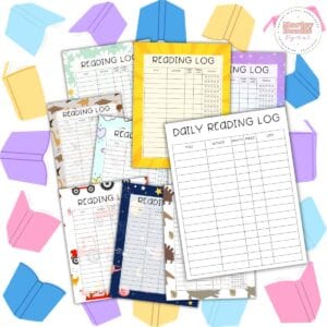 10 Free Printable Reading Logs for Kids - Marley Doodle Digital