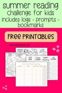 Free Summer Reading Challenge for Kids (with Reading Log & Coloring ...