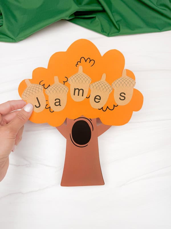 A is for Acorn Craft by Homeschool Preschool