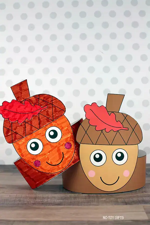 Acorn Paper Hat by Non-Toy Gifts