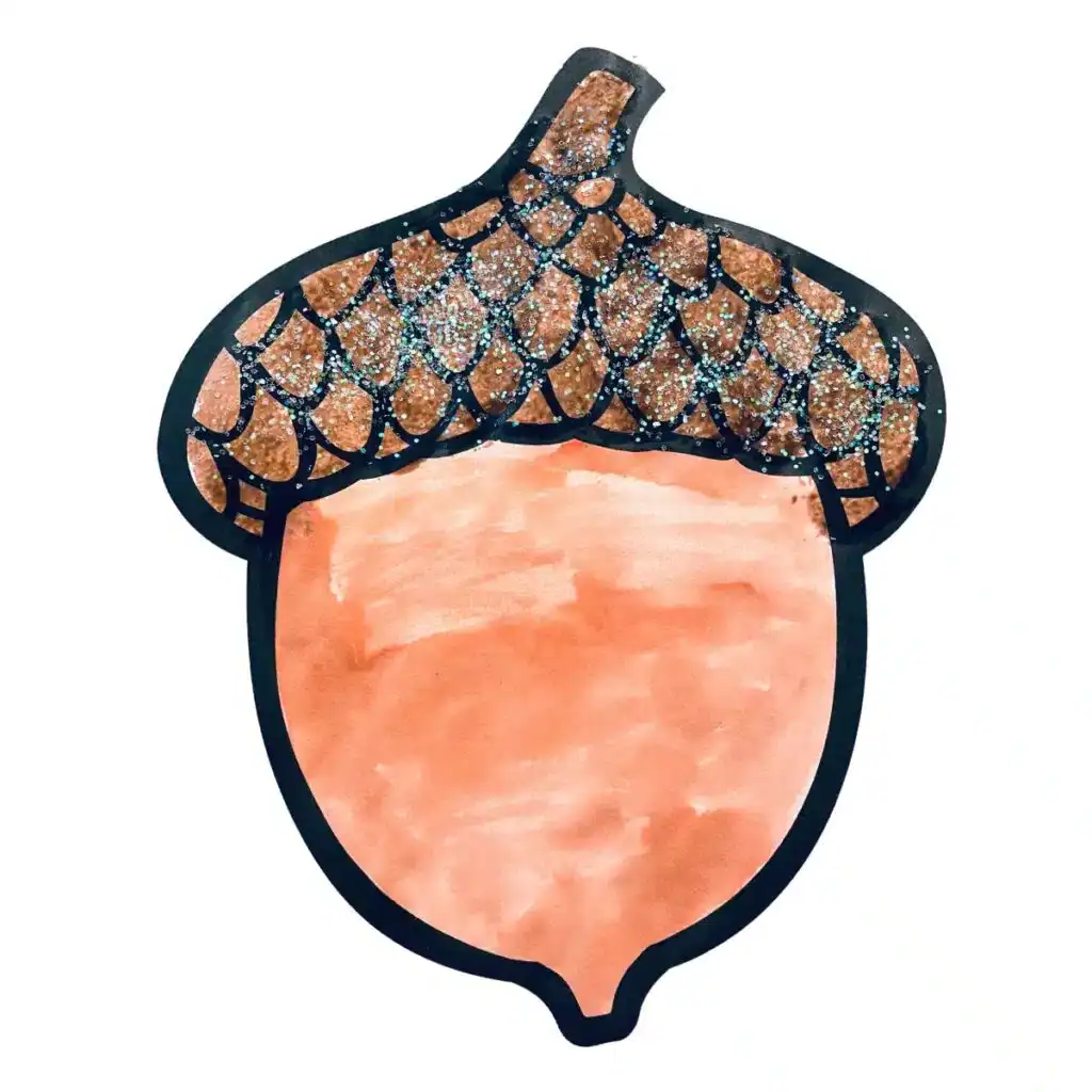 Easy Printable Acorn Craft by Simply Full of Delight