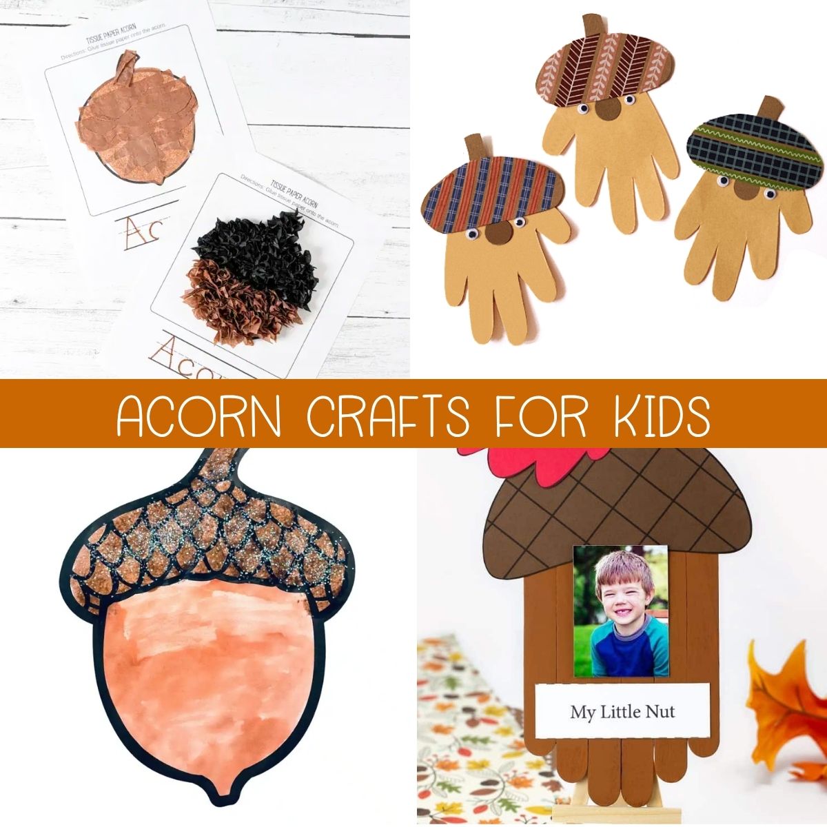 18+ *Easy* Acorn Crafts for Kids to Make This Fall