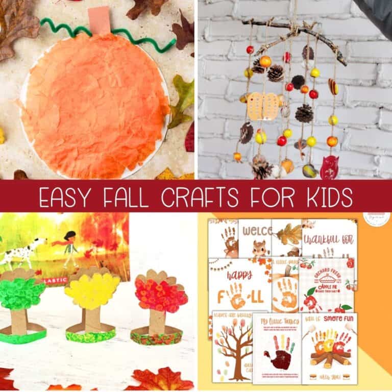 50+ *Easy* Fall Crafts for Kids