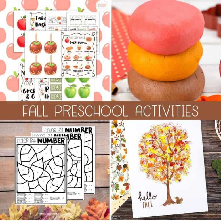 100+ Fall Preschool Activities That Are Fun and Easy