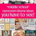 Middle school classroom themes for this year.