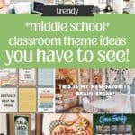 Creative middle school classroom decor and theme ideas for engaging learning environments.