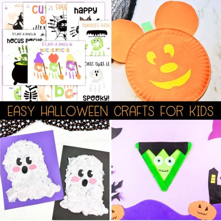 75+ *Easy* Halloween Crafts for Kids