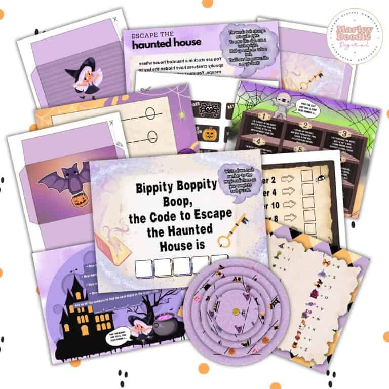 Free Haunted House Halloween Escape Room for Kids and Teens