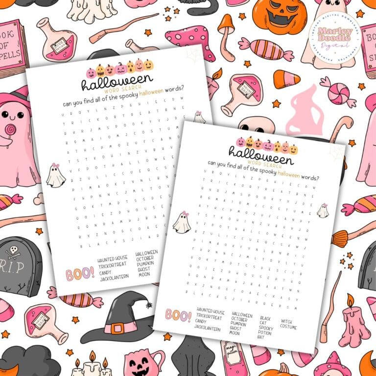 Halloween Word Search: Free Printable for Kids