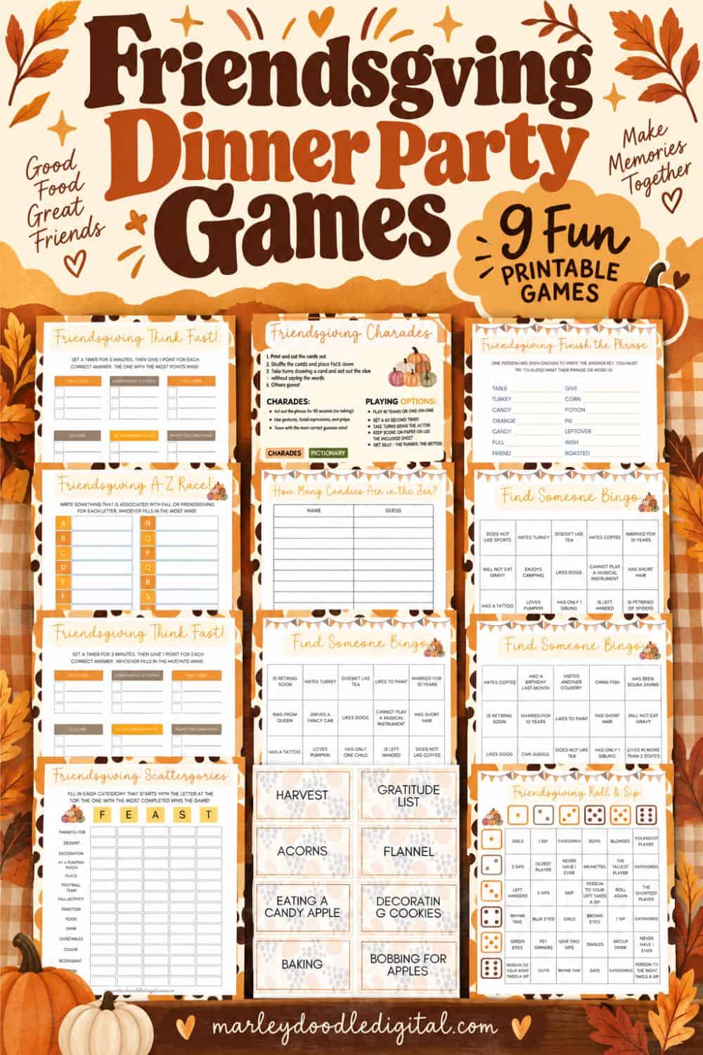 Friendsgiving Pary Games (Free Printable) - 3