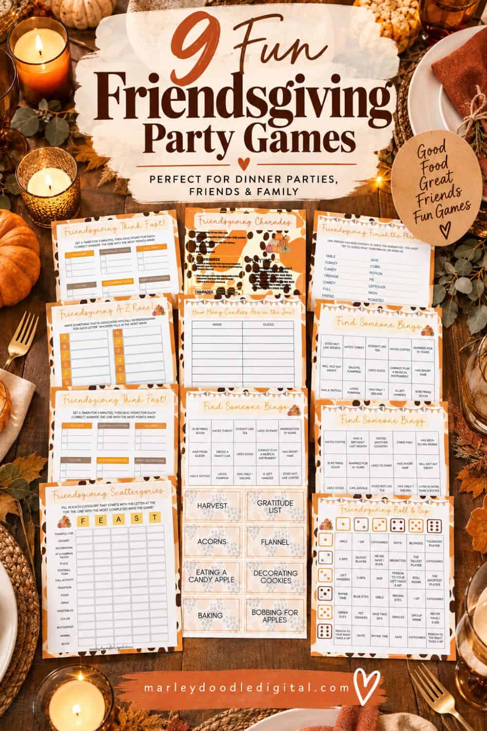 Friendsgiving Pary Games (Free Printable) - 9