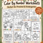 10+ Thanksgiving Color by Number Worksheets (Free Printables) - 12