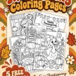 5 Free Printable Thanksgiving Coloring Pages - 7