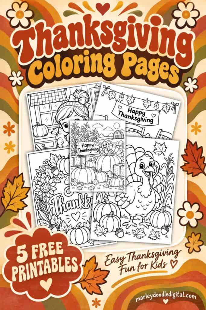 5 Free Printable Thanksgiving Coloring Pages - 7