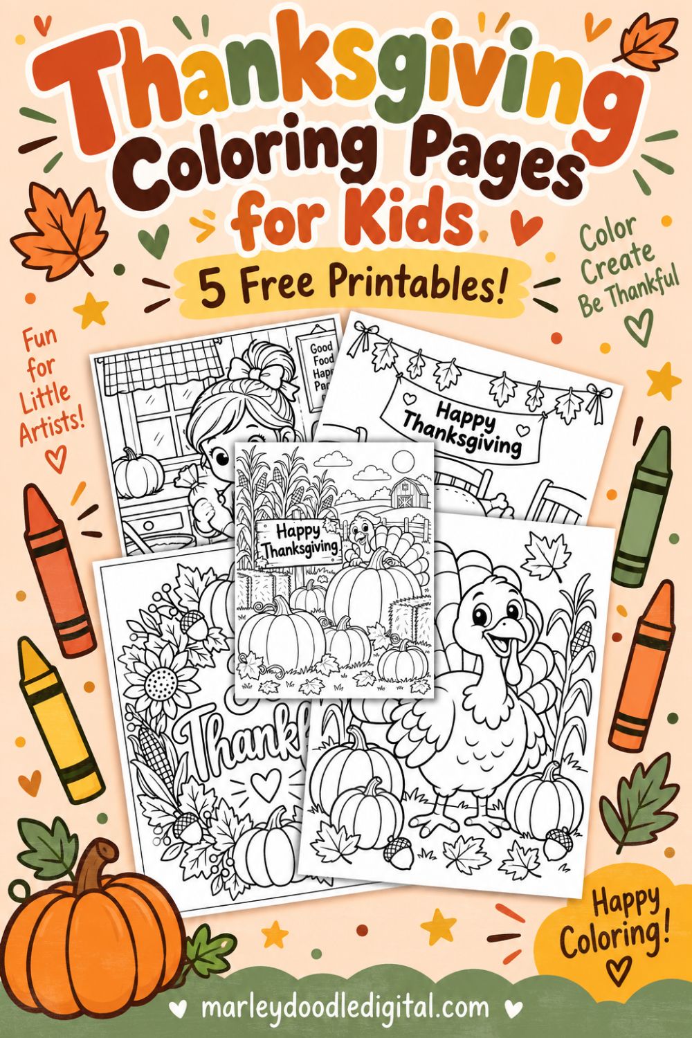 5 Free Printable Thanksgiving Coloring Pages - Other Tips