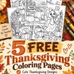 5 Free Printable Thanksgiving Coloring Pages - Printing Tips