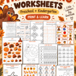 36+ Free Printable Thanksgiving Worksheets for Preschool & Kindergarten - 7