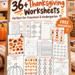36+ Free Printable Thanksgiving Worksheets for Preschool & Kindergarten - 8
